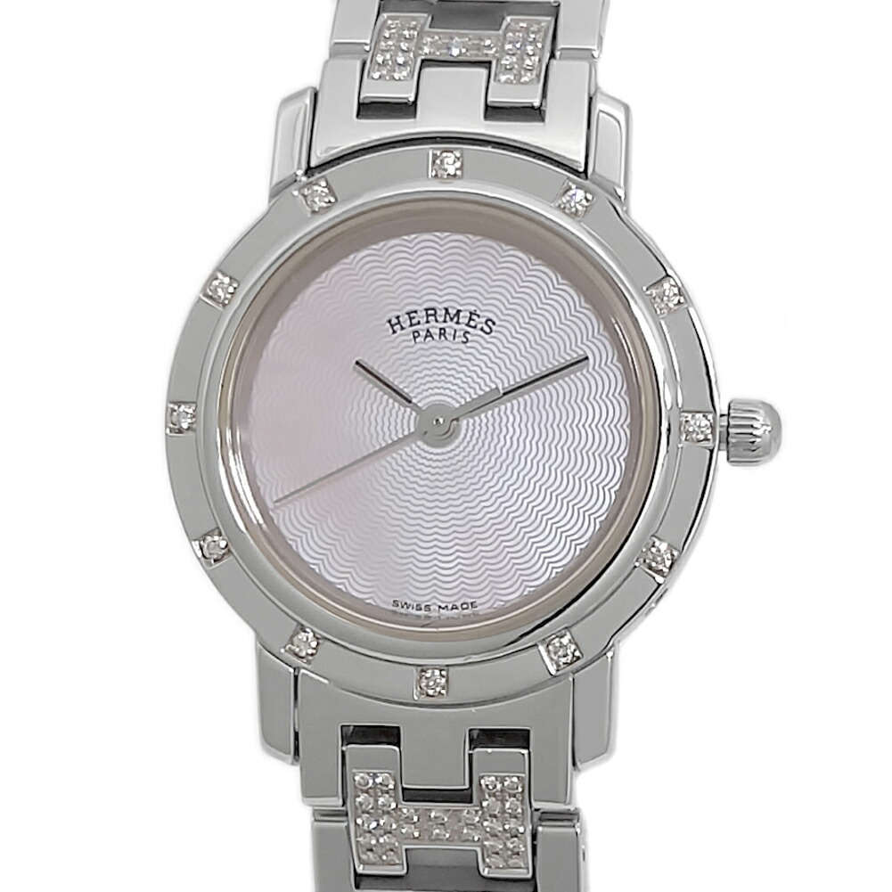 引き出物 ナクレ レディース CL4.230 腕時計 クリッパー エルメス HERMES 腕時計(アナログ)