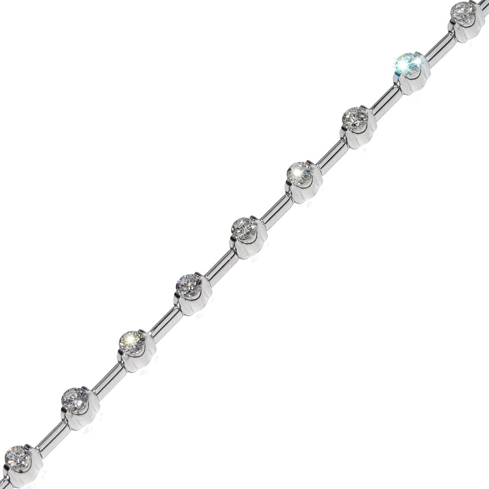 デビアス ライン DeBeers LINE ダイヤモンド ブレスレット 1.25ct