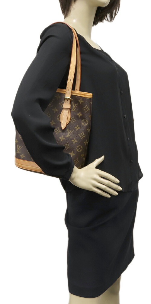 【LOUIS VUITTON】ルイヴィトン バケットPM モノグラム M42238 FL1011/md15067ng