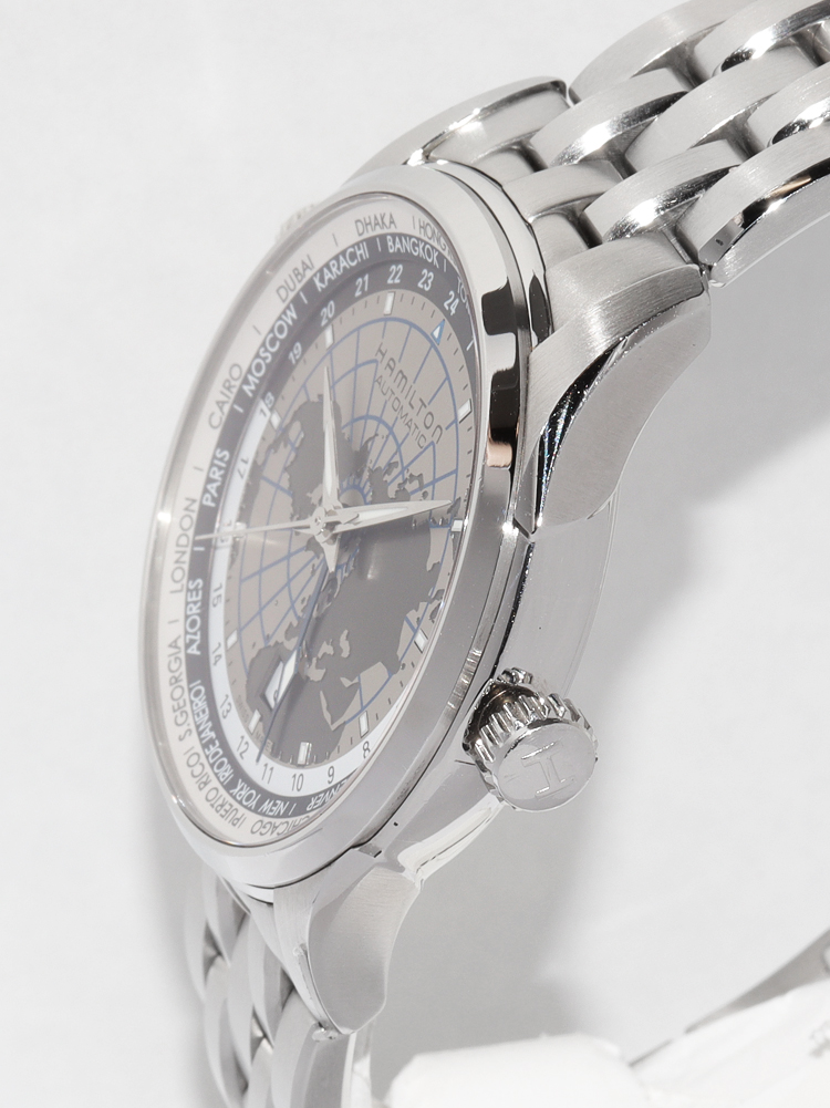 Hamilton ハミルトンジャズマスター GMT AUTO H32605181 Jazzmaster GMT Auto - Dial color:Grey - H32605181 | Hamilton